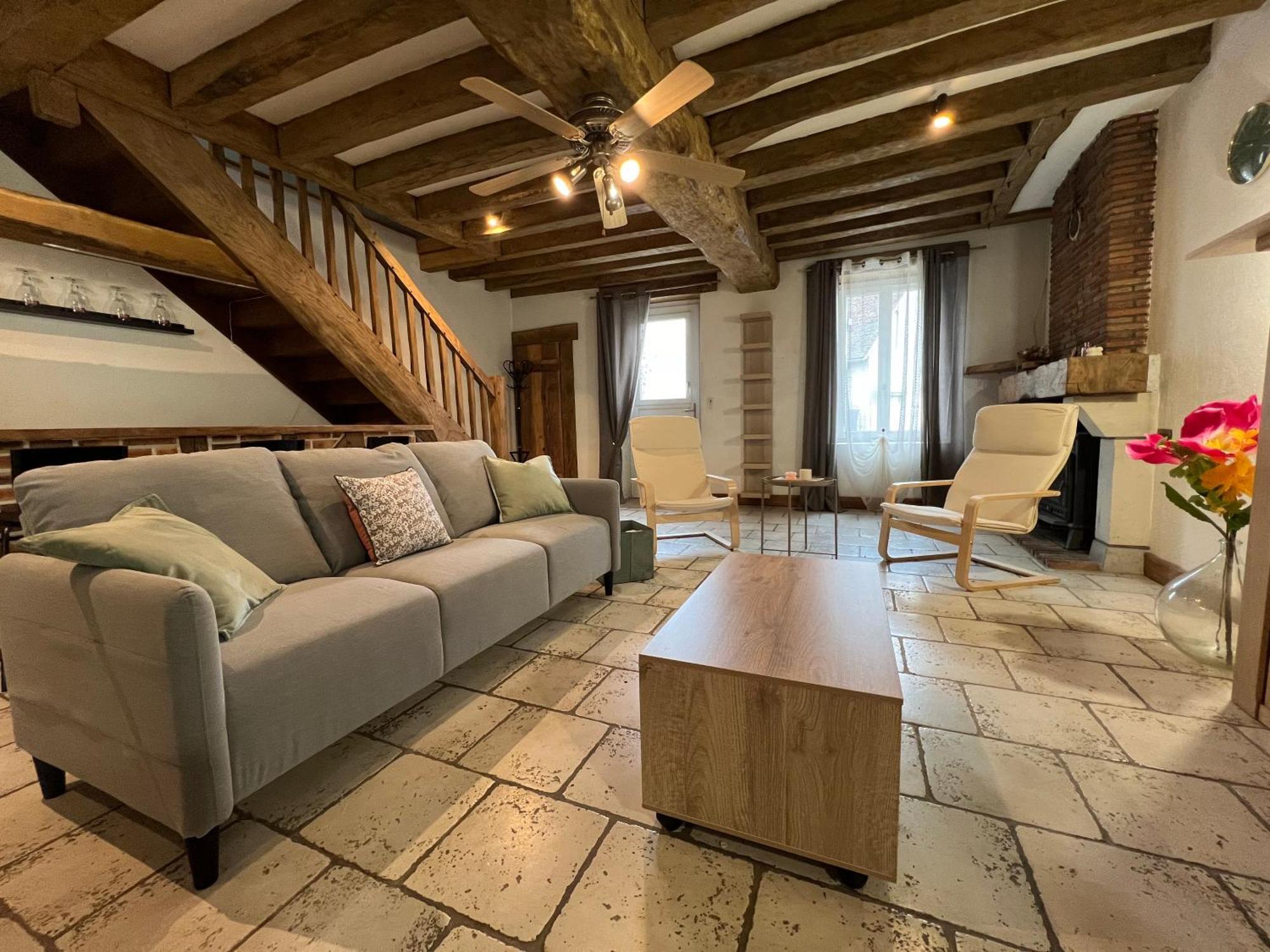Rigolet Maison En Ville Avec Piscine Interieure Le Controis-en-Sologne Екстериор снимка