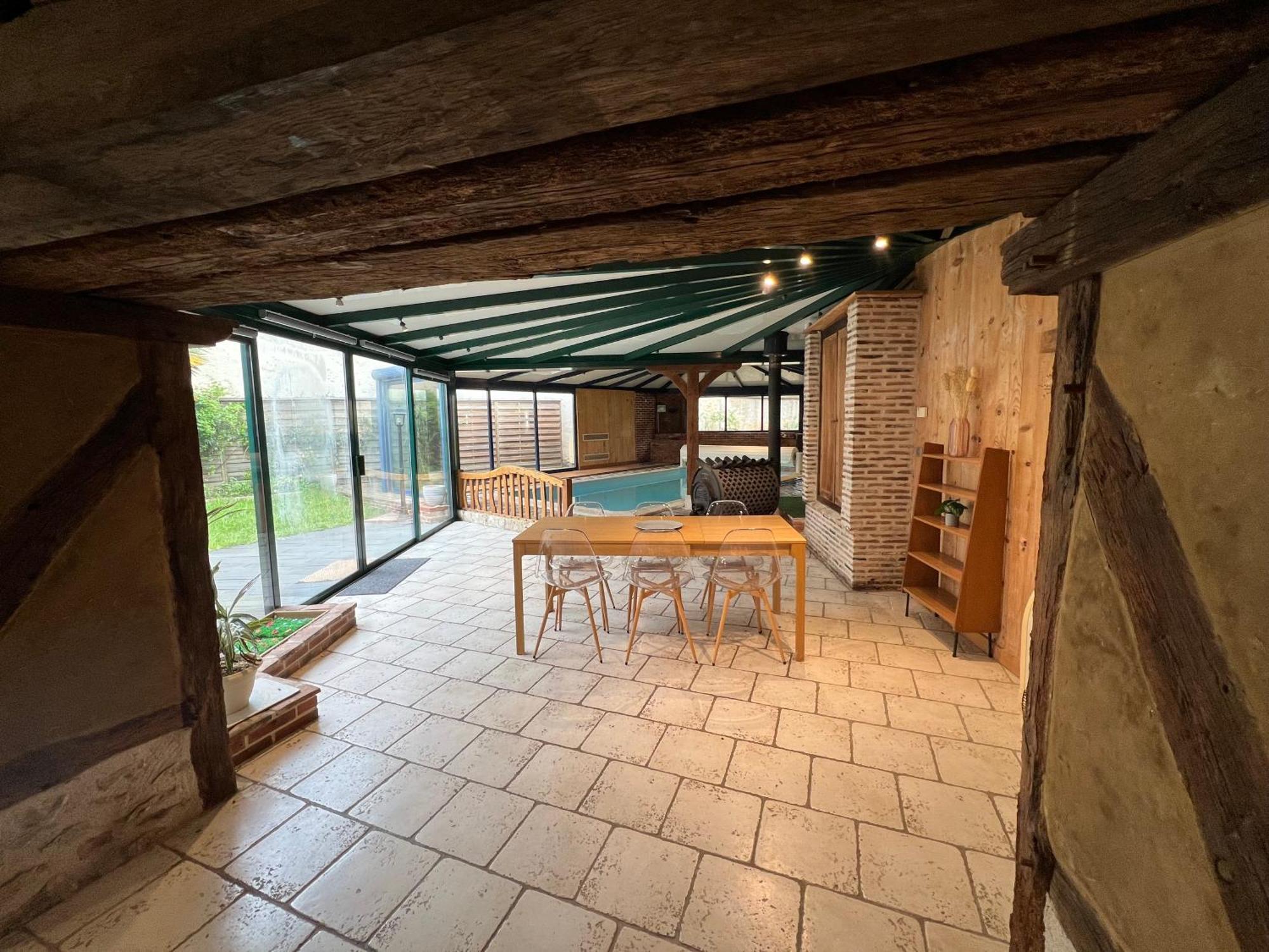 Rigolet Maison En Ville Avec Piscine Interieure Le Controis-en-Sologne Екстериор снимка